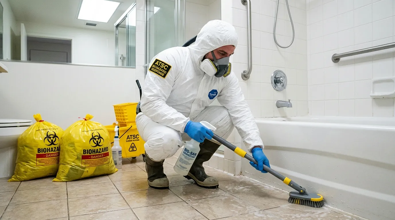 Decontamination equipment deployed for Blood Cleanup in Fenton